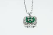 Emerald and Diamond Pendant_image