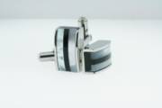 Stainless Steel Mother of Pearl Cuff Links_image
