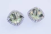 Lemon Quartz and Diamond Earring_image