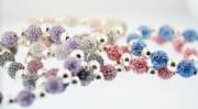 Crystal and Sterling Silver Bead Bracelet_image